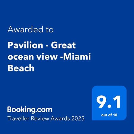 Pavilion - Great Ocean View -마이애미 비치 외부 사진